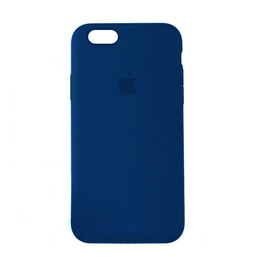 Silicone Case Full Protective (AA) для iPhone 6 / 6s  (Cosmos Blue)-0